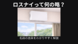 ロスナイって何の略？