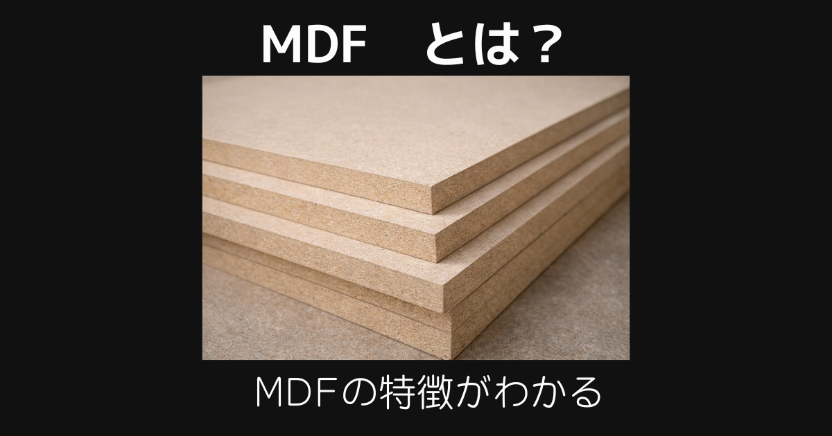 MDFとは?読み方・特徴・合板との違いをわかりやすく解説