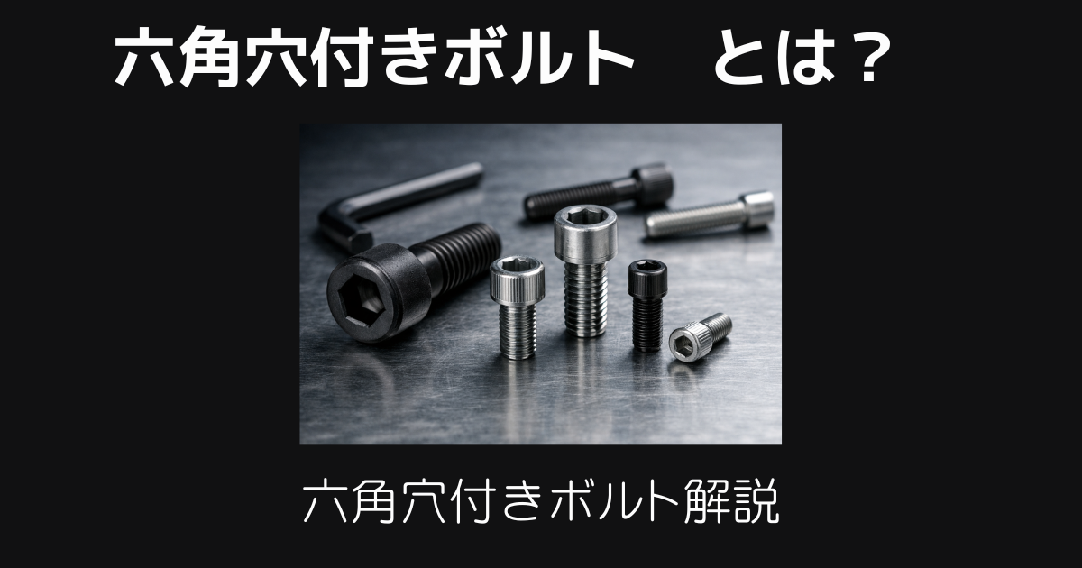 六角穴付きボルトとは