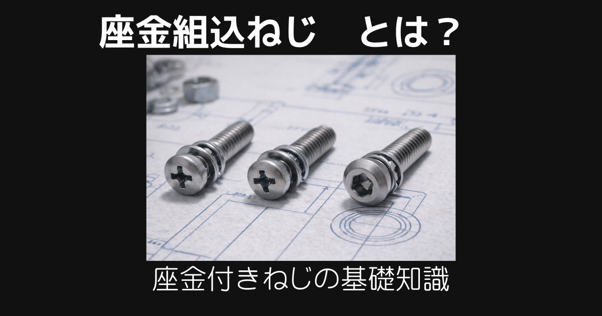 座金組み込みねじとは